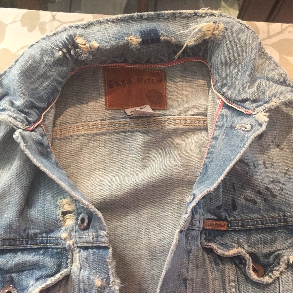 Ezra fitch Distressed denim jacket